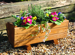 Wooden Trough Planter - Hidcote